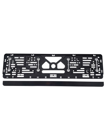 License plate frame with rubber gaskets R22 520 x 110 mm